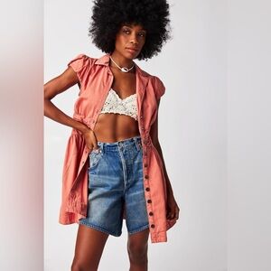 Free People Chester Dress in Lightest Rose- Medium